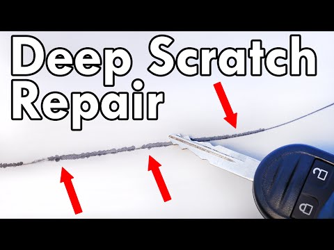 How to Repair a DEEP SCRATCH in Car Paint (DIY)